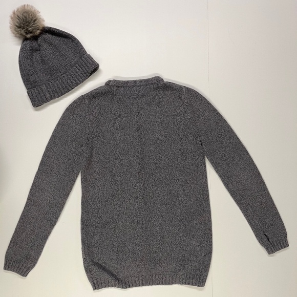 Tahari Girls Heart Sweater & Hat Set Size Large NWOT - Picture 2 of 5